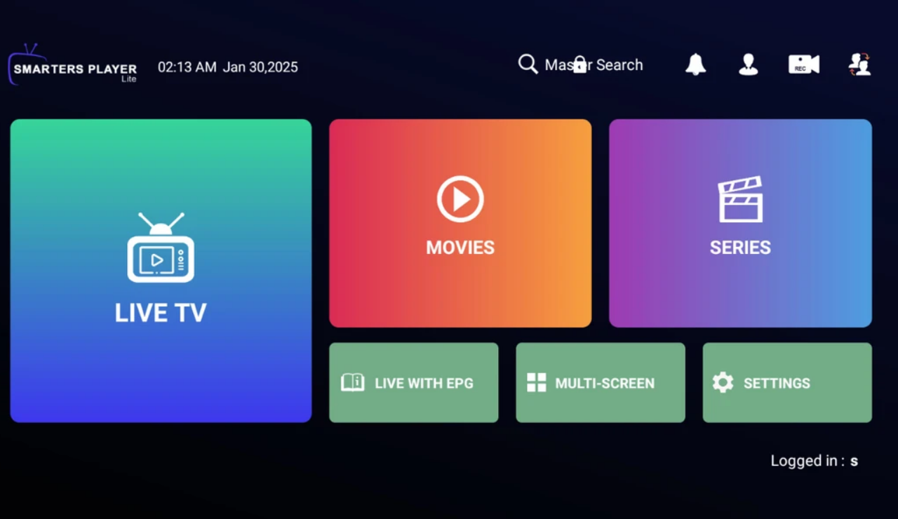 King IPTV setup on Firestick with IPTV Smarters